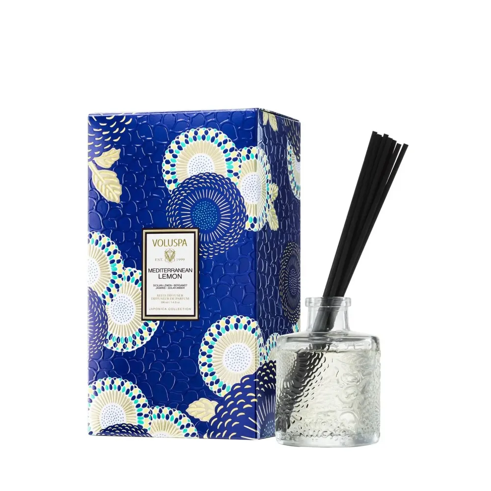 Reed Diffuser, 4-6 mån, 100 ml Mediterranean Lemon