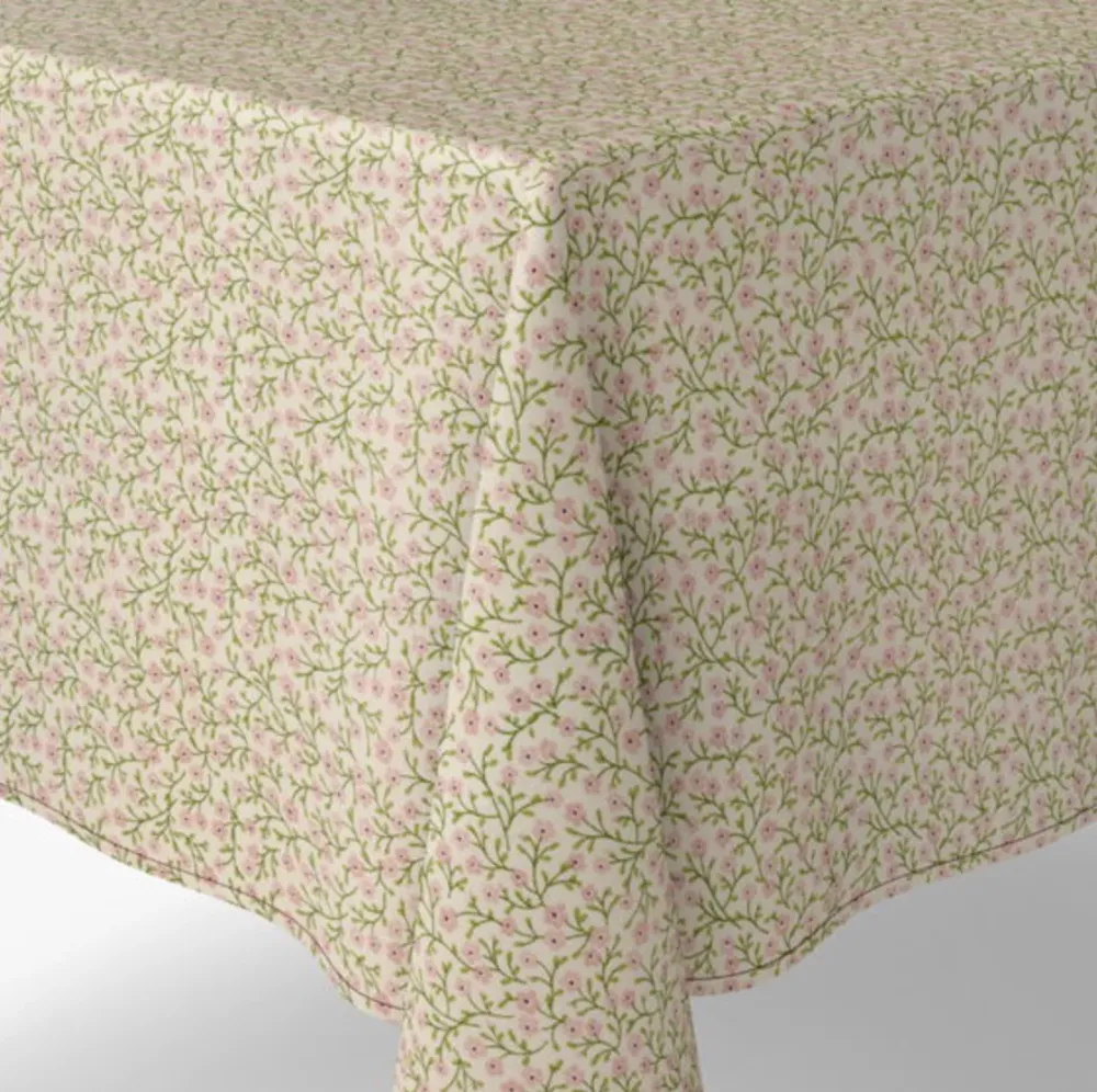 Duk med blomster - 140x240