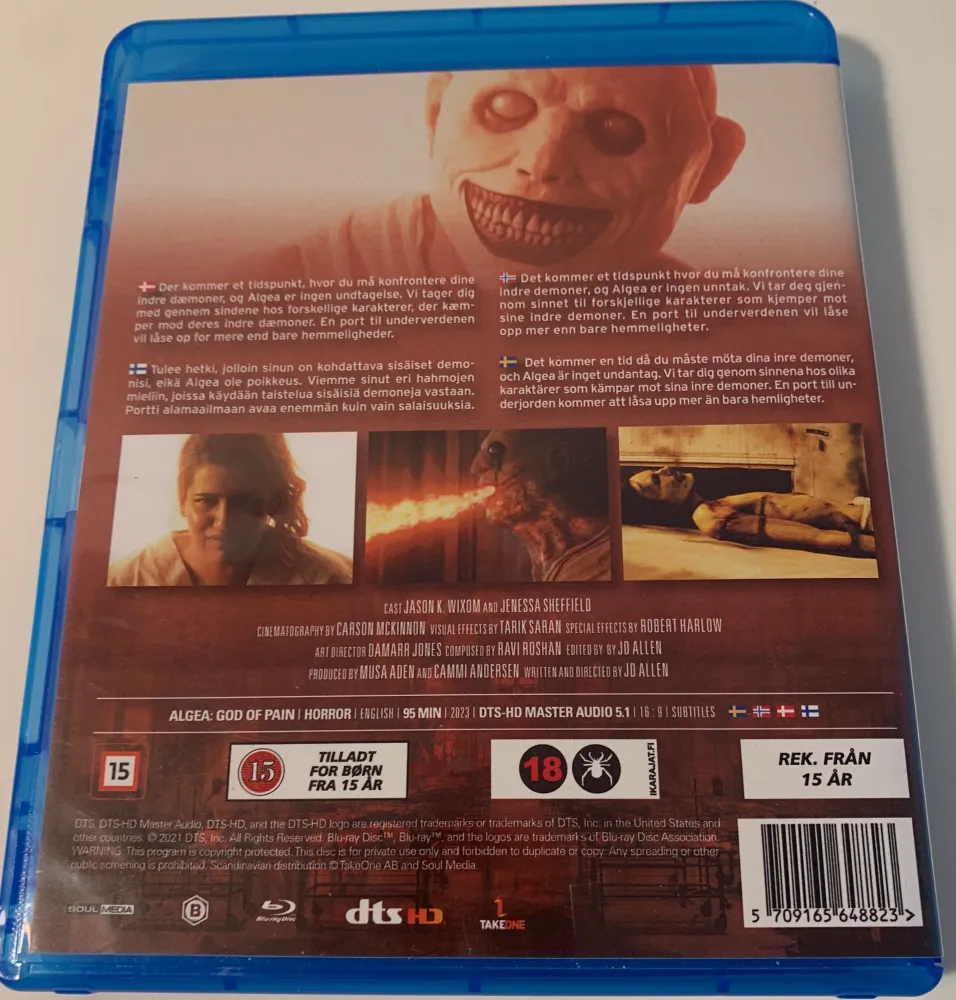 Algea - God Pain. Blu-ray.