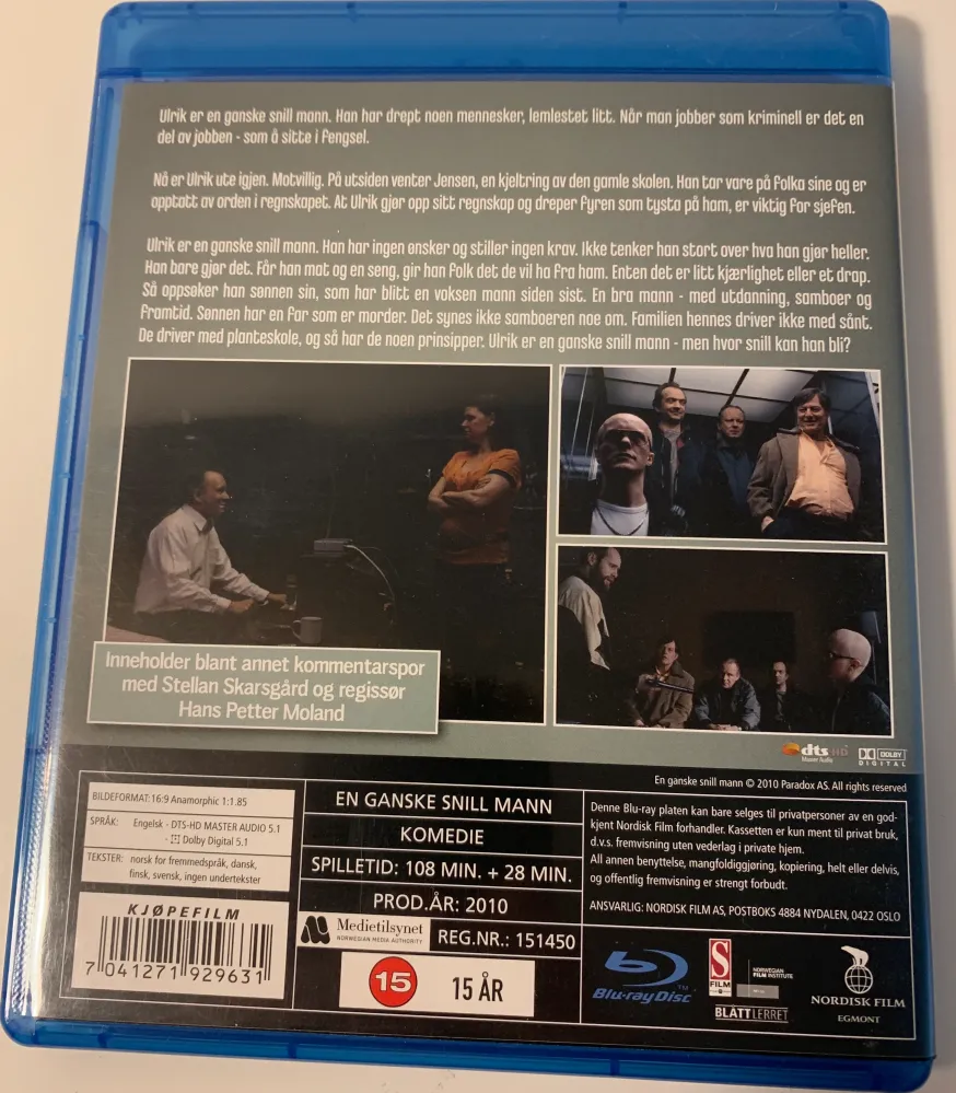 En ganske snill mann. Blu-ray.