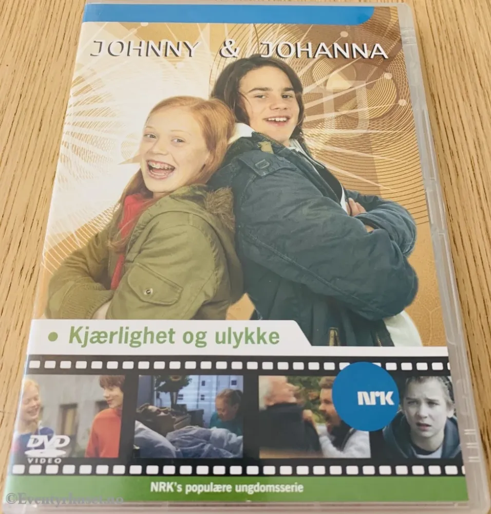 Johnny & Johanna - Kjærlighet og ulykke. 2004. NRK’s populære ungdomsserie. DVD.