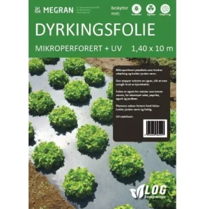 Dyrkingsfolie 1,40 x 10 m – Mikroperforert plastfolie bedre vekst