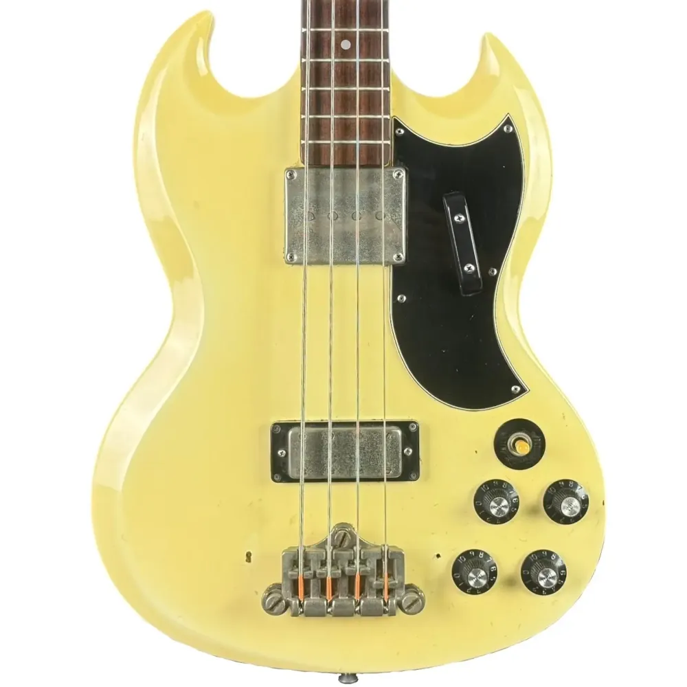 Greco EB-3 SG Bass 1986 - Vintage hvit