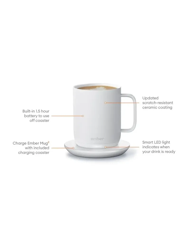 Elektrisk kaffekopp hvit V2, 295ml