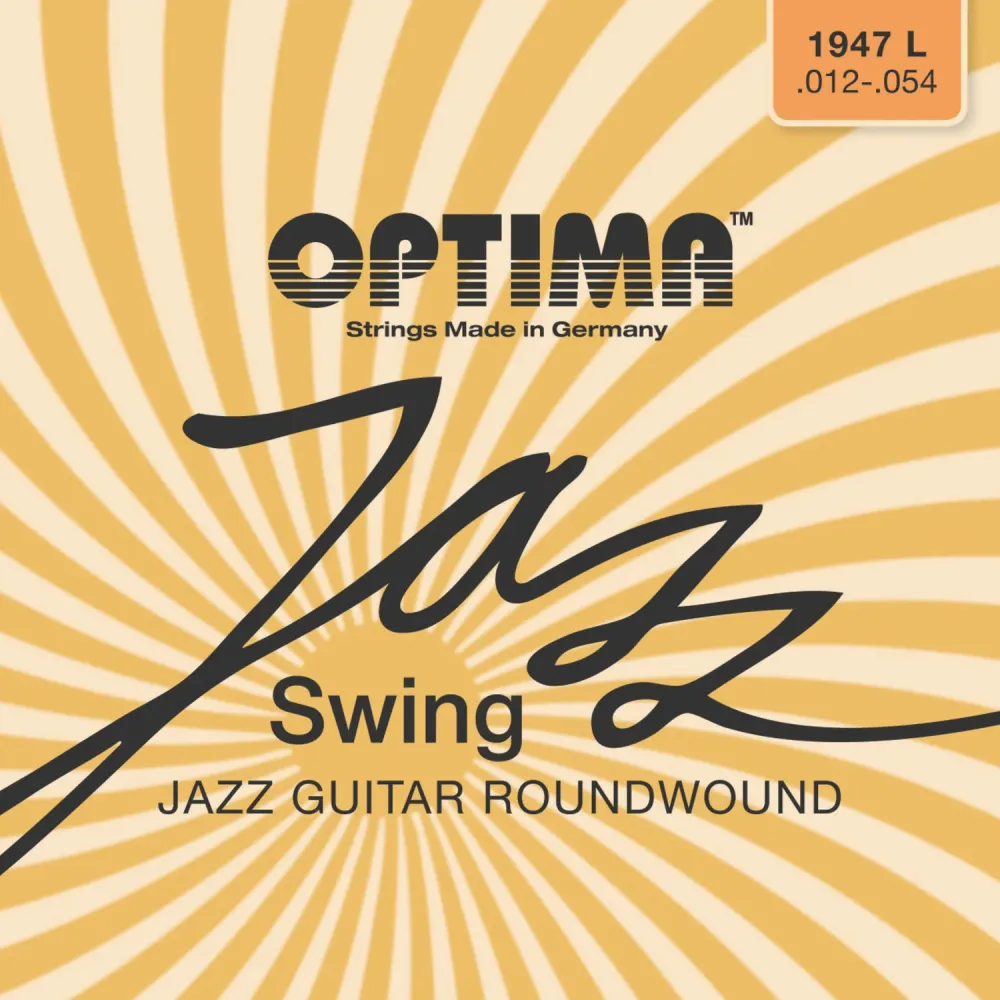 Optima strenger til el-gitar Jazz Swing Krom Round Wound - Sett (1947L)