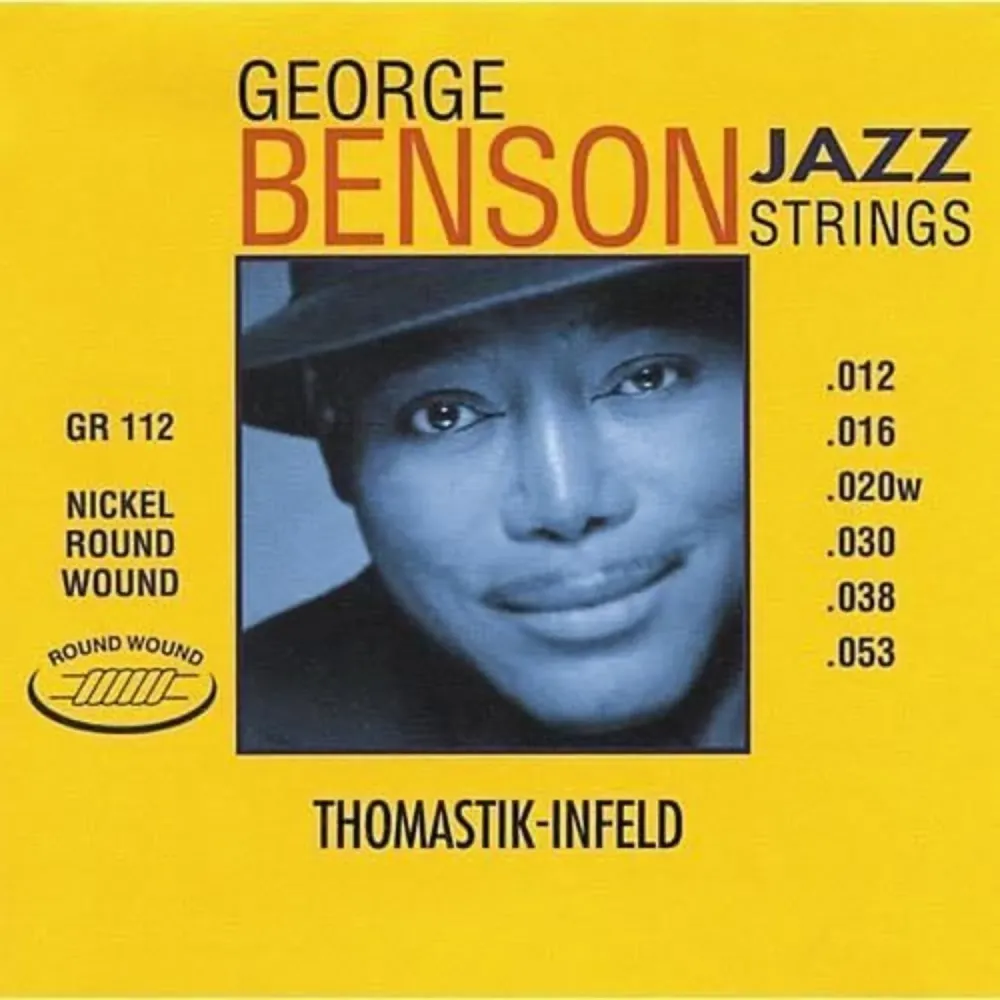 Thomastik-Infeld strenger el-gitar George Benson Jazz Gitarer - sett roundwound (GR112)