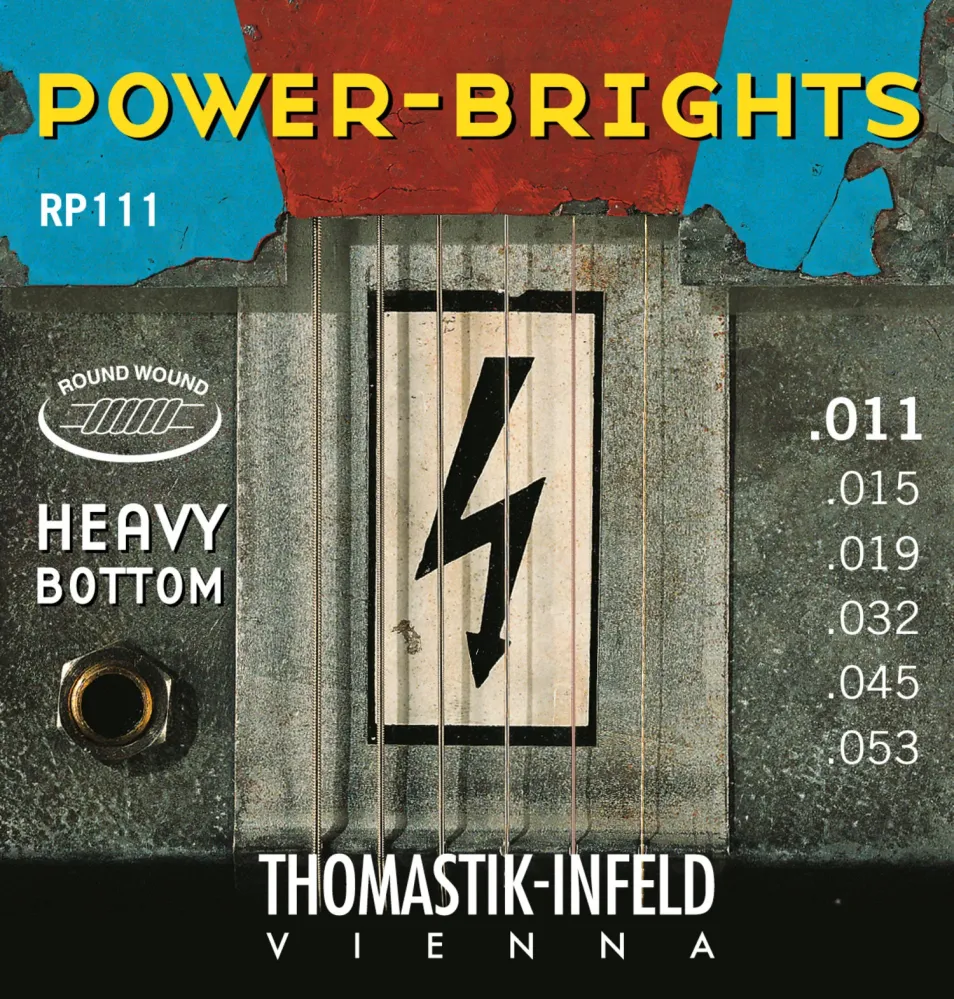 Thomastik-Infeld strenger elgitar Power Brights Series - sett 011 heavy (RP111)