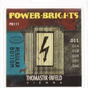 Thomastik-Infeld strenger elgitar Power Brights Series - sett 011 (PB111)