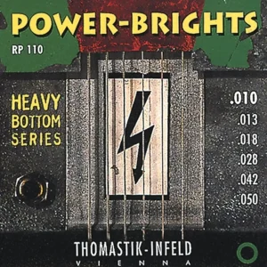 Thomastik-Infeld strenger til elgitar Power Brights Series - sett 010 heavy (RP110)