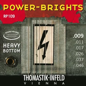 Thomastik-Infeld strenger til elgitar Power Brights Series - sett 009 heavy (RP109)