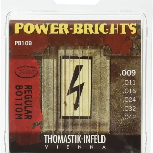 Thomastik-Infeld strenger til elgitar Power Brights Series - sett 009 (PB109)