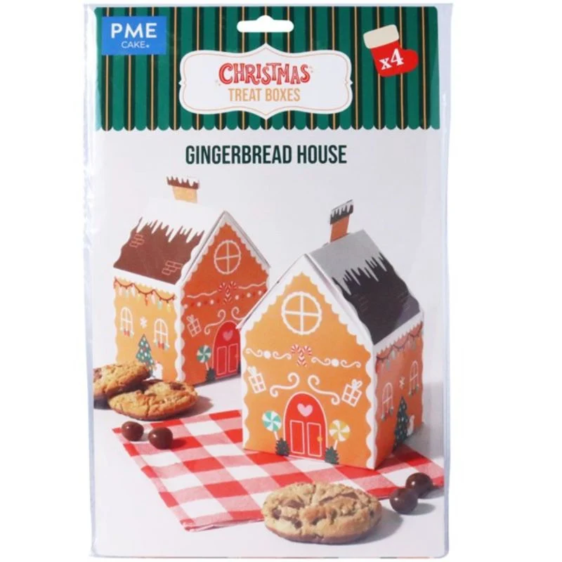 Gavebokser Jul - Pepperkakehus, pk/4