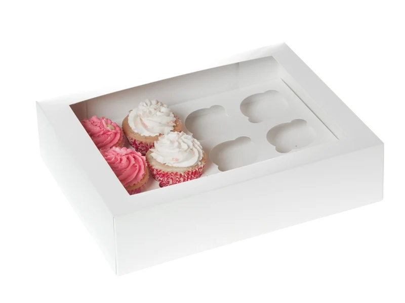 House Marie Cupcake Boks 12 -Hvit- pk/50