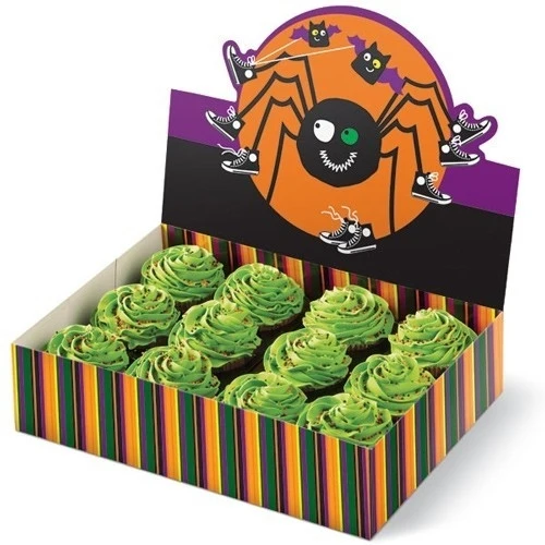 Wilton cupcake-eske og display -Edderkopp-