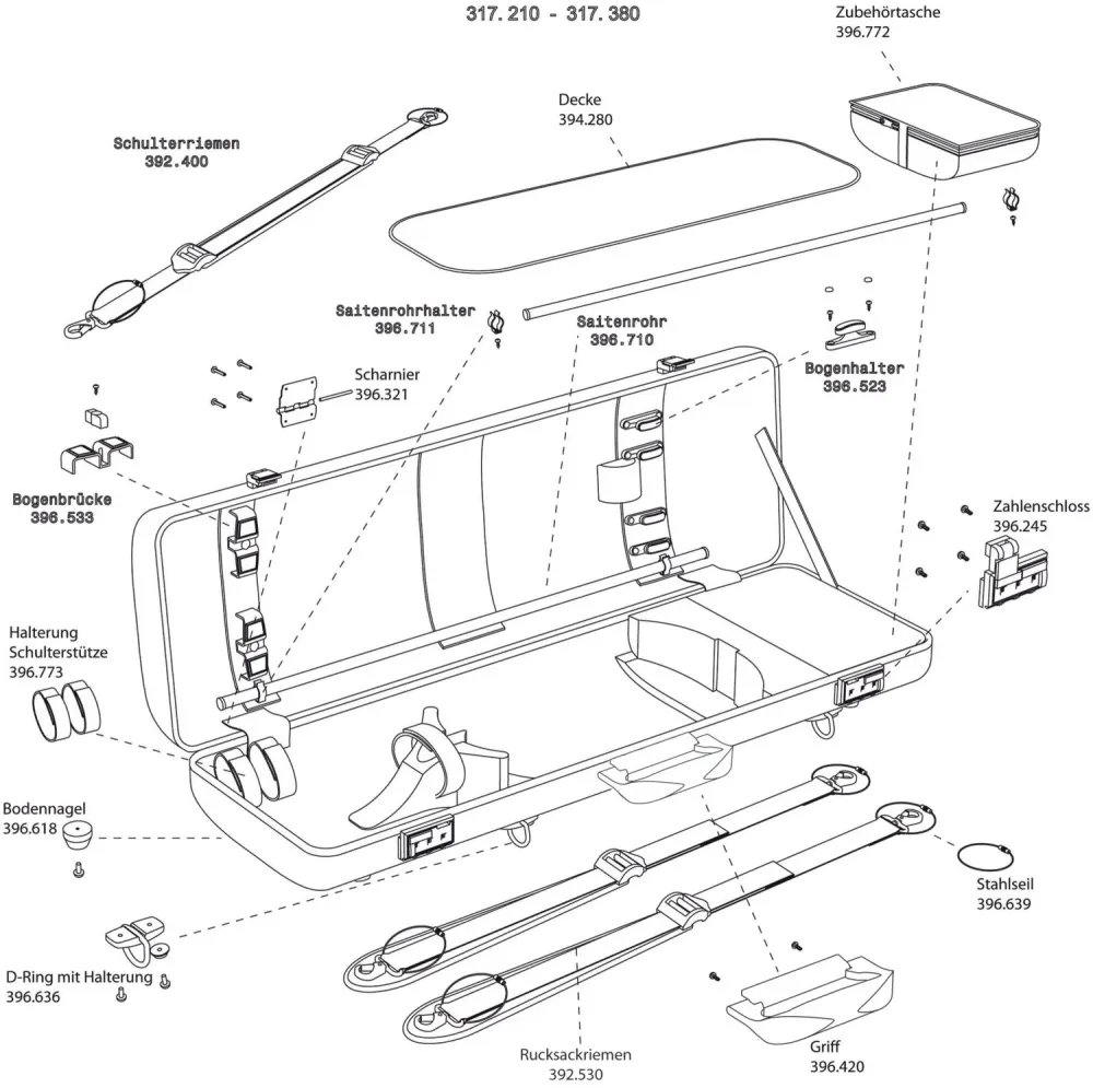 GEWA Fioliner-etui Air 2.1 - notelomme