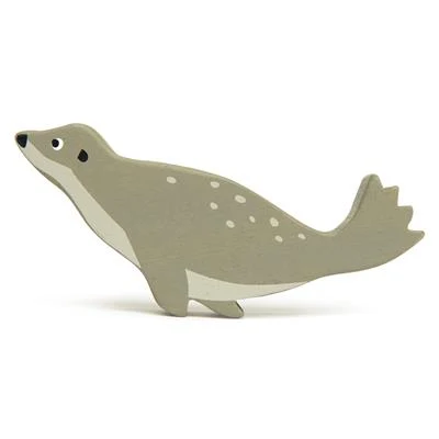 Figurine en Bois Animal Marin - Phoque