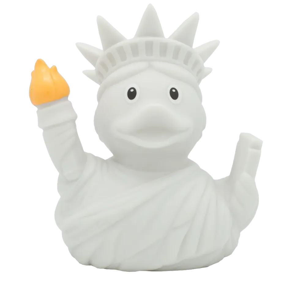 Hvit Frihetsgudinnen Duck