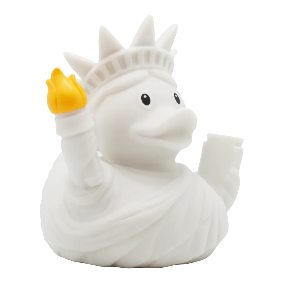 Hvit Frihetsgudinnen Duck