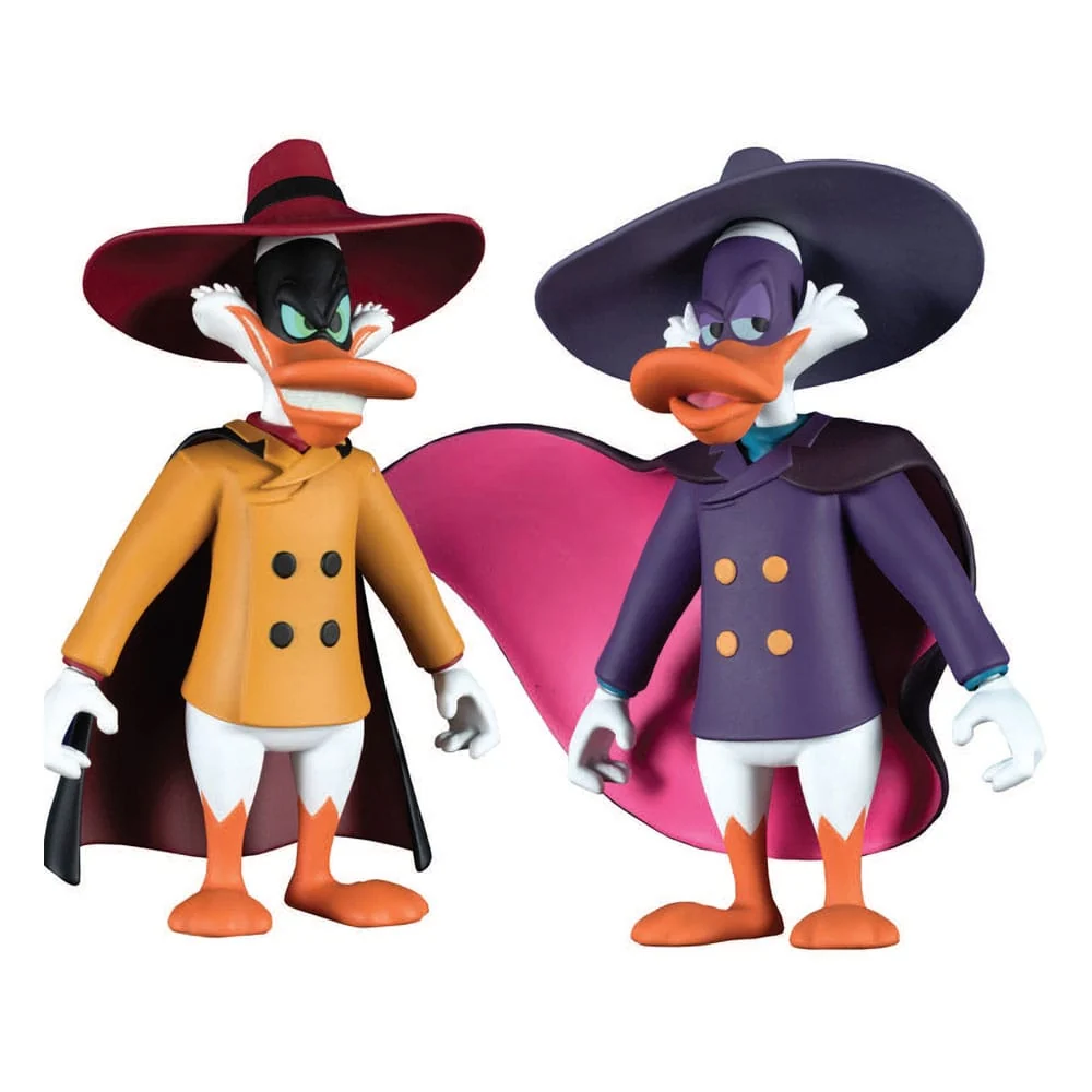Pakke 2 Darkwing Duck & Negaduck figurer