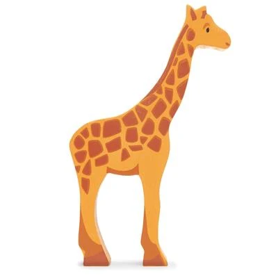 Safari-dyrefigur av tre - giraff