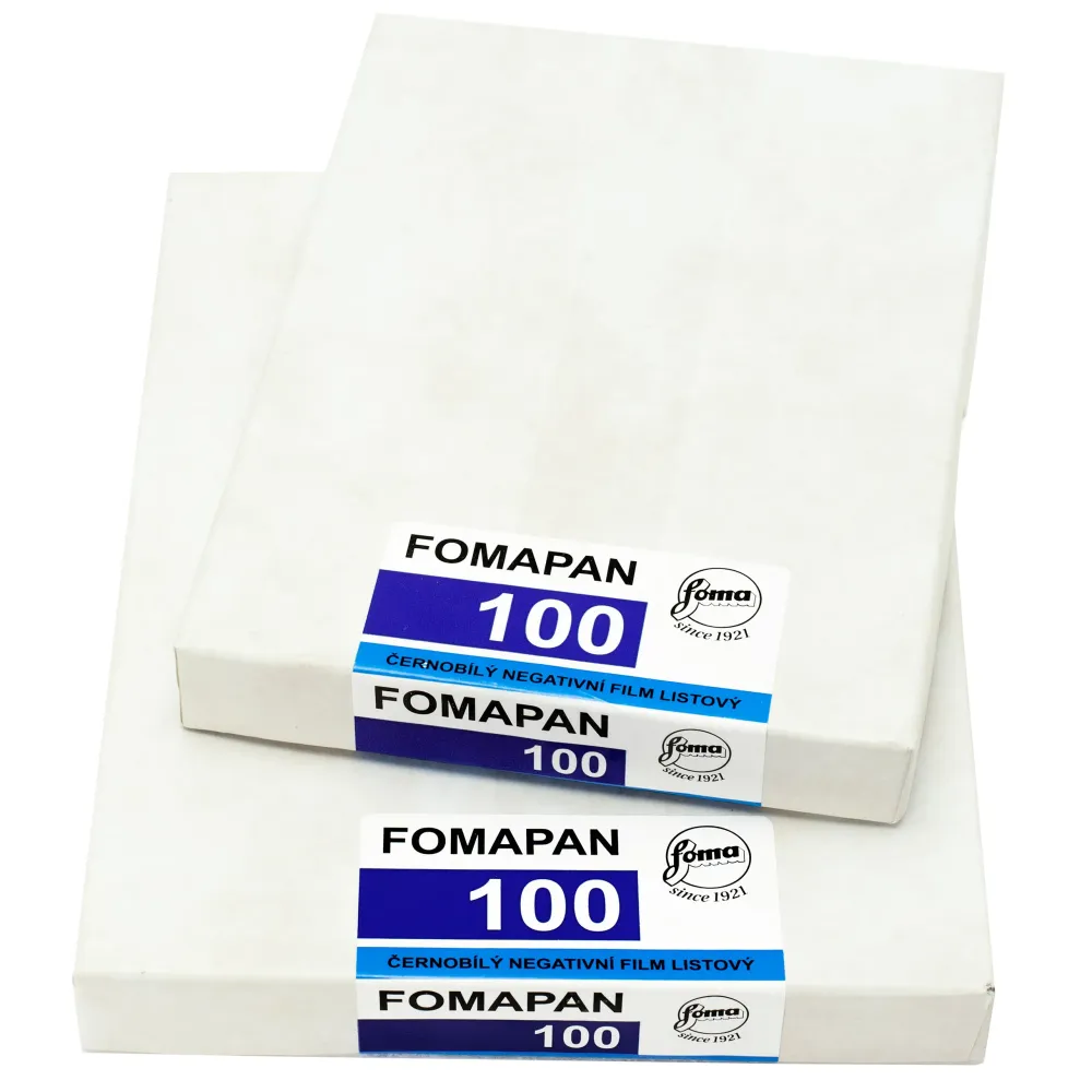 Fomapan 100 4x5" 50 Blad