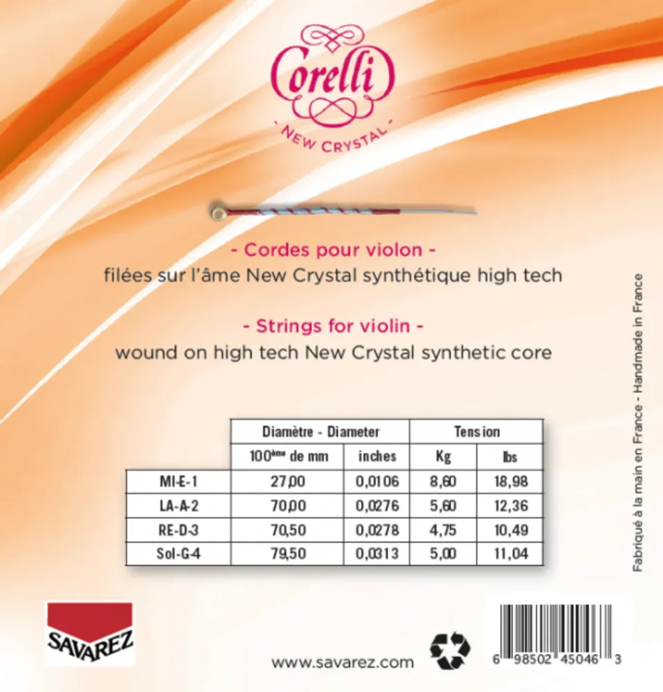 Corelli Fioliner-strenger New Crystal - forte (700F)