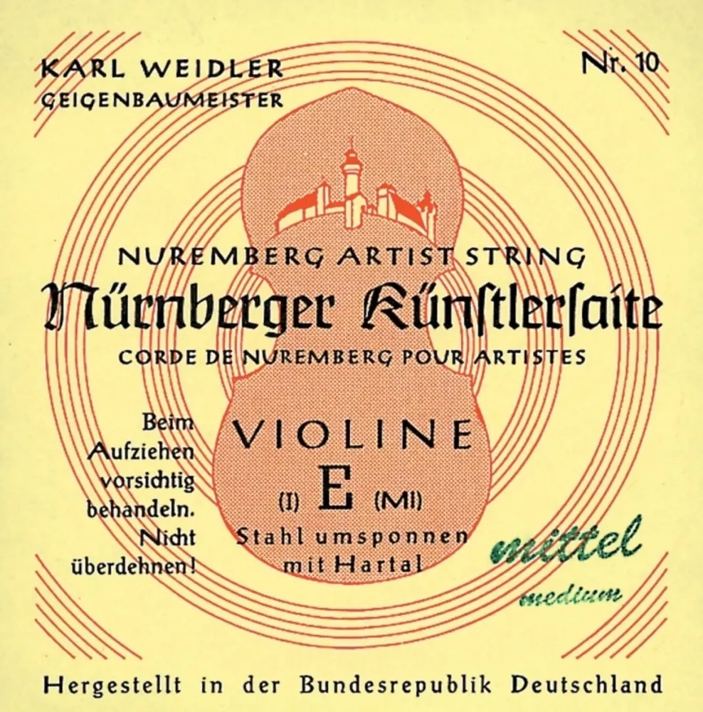 Nürnberger Fioliner-strenger Kuenstler flertrådskjerne - 1/4 (15)
