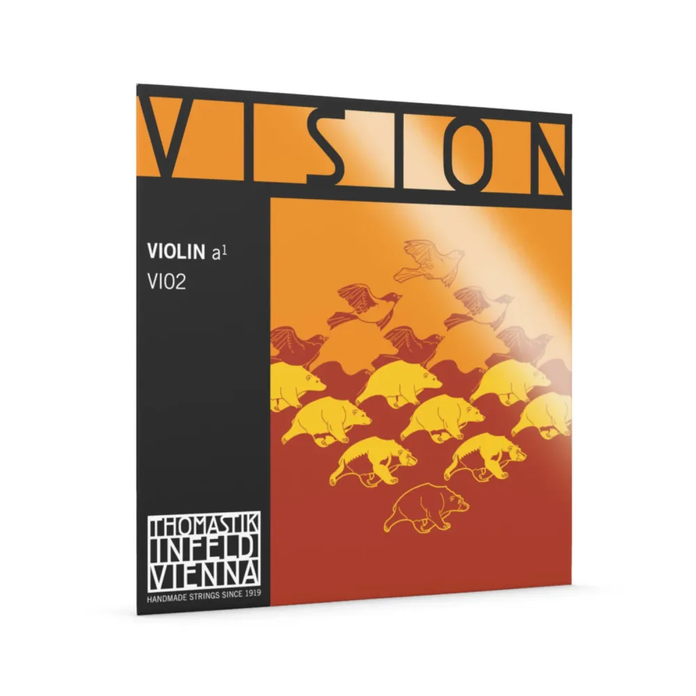 Thomastik-Infeld Fioliner-strenger Vision syntetisk kjerne - Sterk (VI02st)