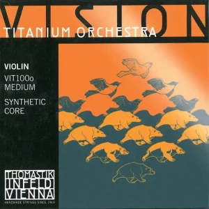Thomastik-Infeld Fioliner-strenger Vision Titanium orkester syntetisk kjerne – Medium (VIT03o)