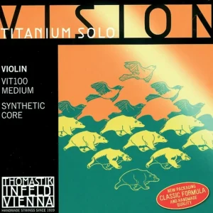 Thomastik-Infeld Fioliner-strenger Vision Titanium solo syntetisk kjerne – Medium (VIT03)