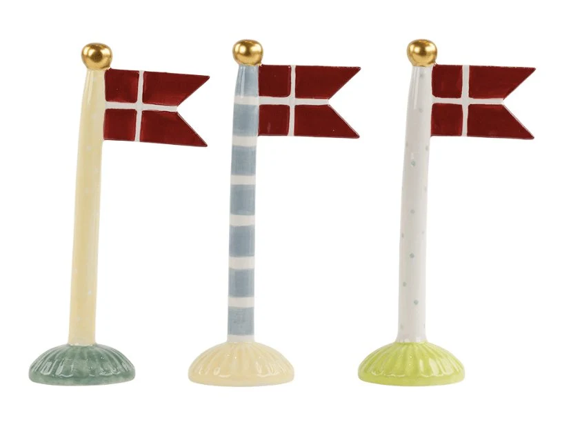 Flagg keramikk - Mix H 19cm