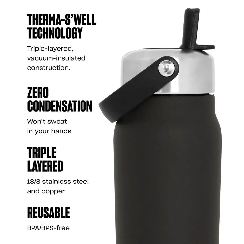 Explorer Flip Straw 24 oz Onyx