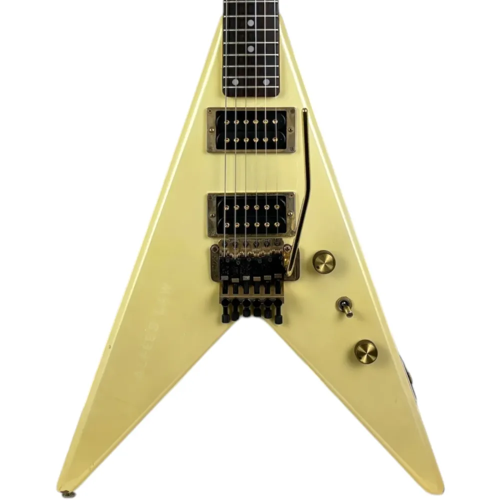 Aria Pro II XX Custom Flying V - Vintage Hvit