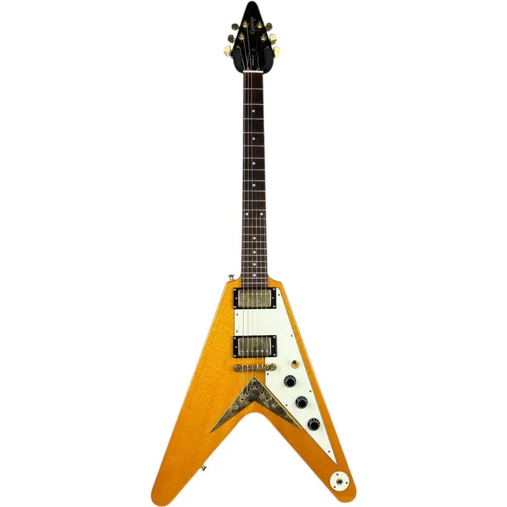 Epiphone 1958 Korina Flying V 2003 - Naturlig