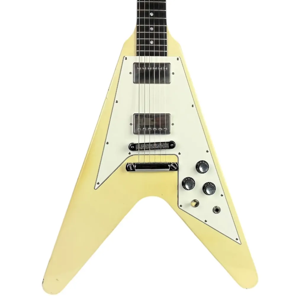 Gibson Fying V 2001 - Klassisk Hvit