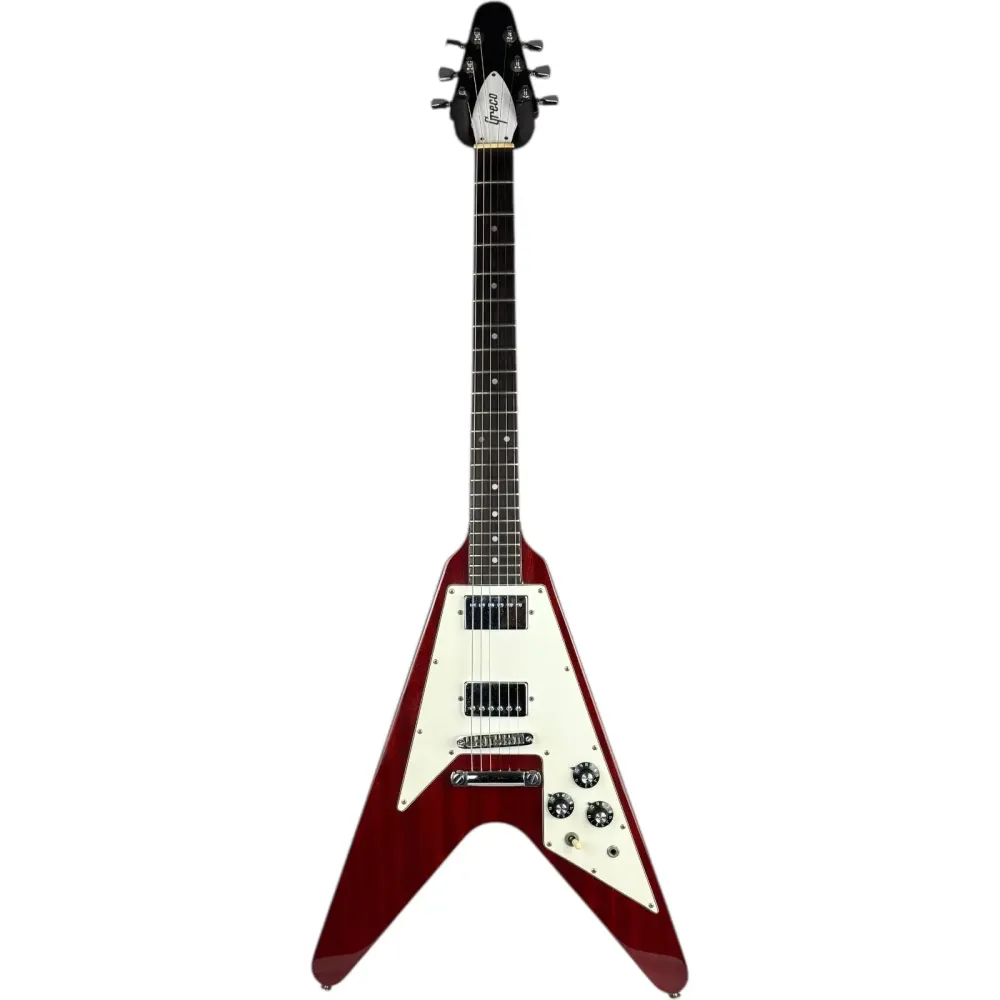 Greco Flying V 1978 - Kirsebær