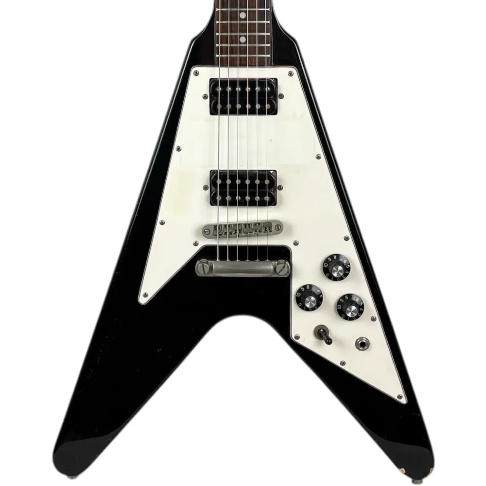 Greco Flying V 1980 - Svart - Vintage Japan