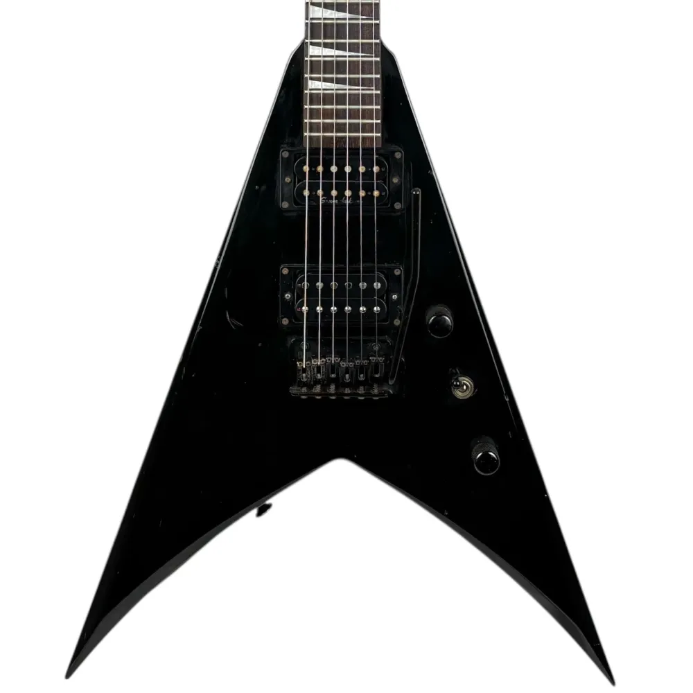 Grover Jackson Team G.J. Flying V 1990-tallet - Svart