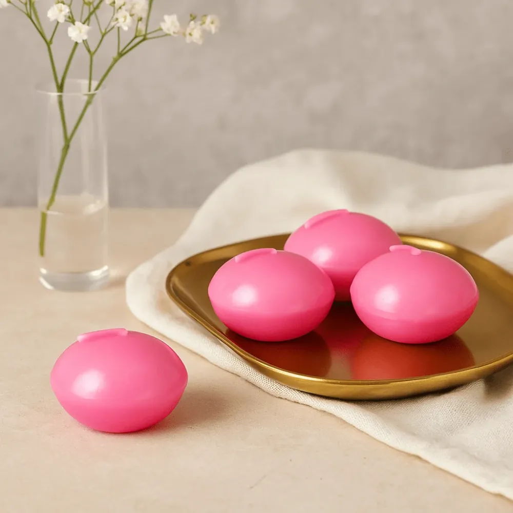 Flytende lys små rosa uten duft 10-pakning