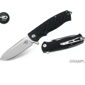 Bestech - Grampus Foldekniv - Svart G10