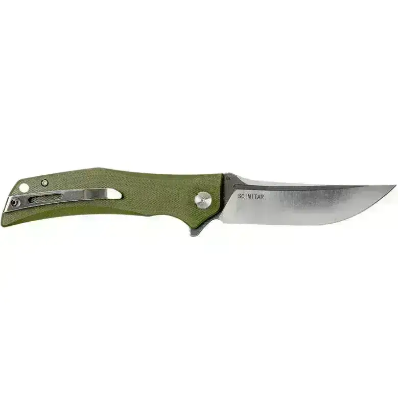 Bestech - Scimitar Foldekniv - Grønn G10