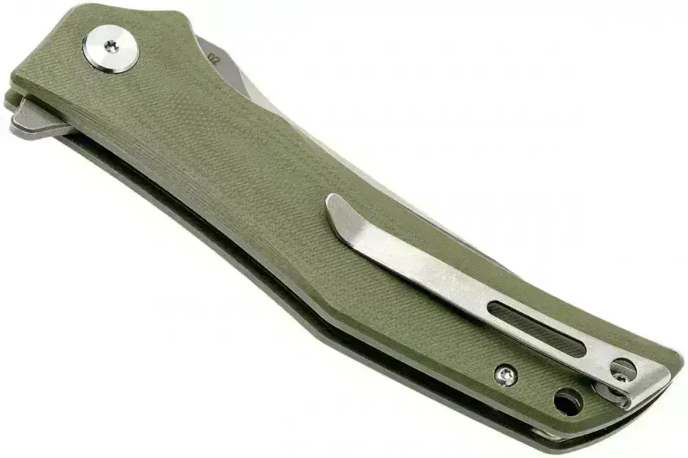 Bestech - Scimitar Foldekniv - Grønn G10