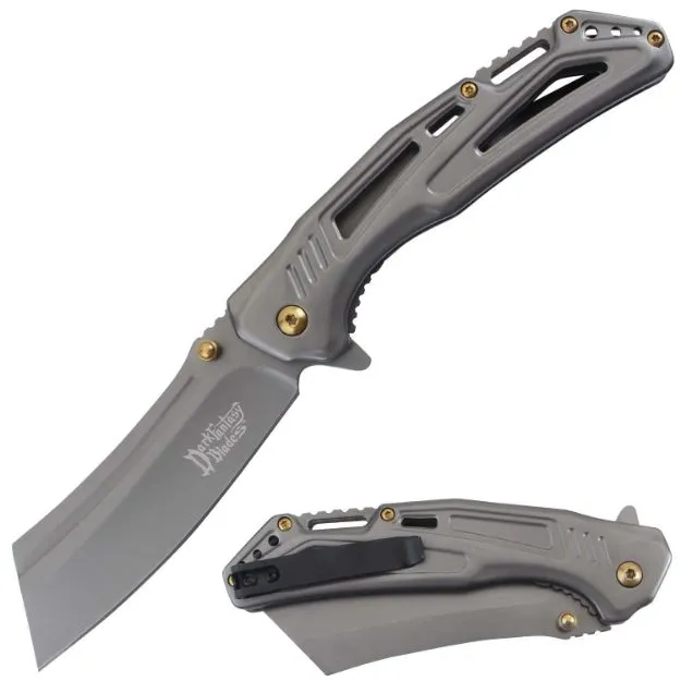 Dark Fantasy - Cleaver Blade Foldekniv - Grå