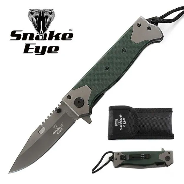 SN Taktisk Heavy Duty Foldekniv - Grønn