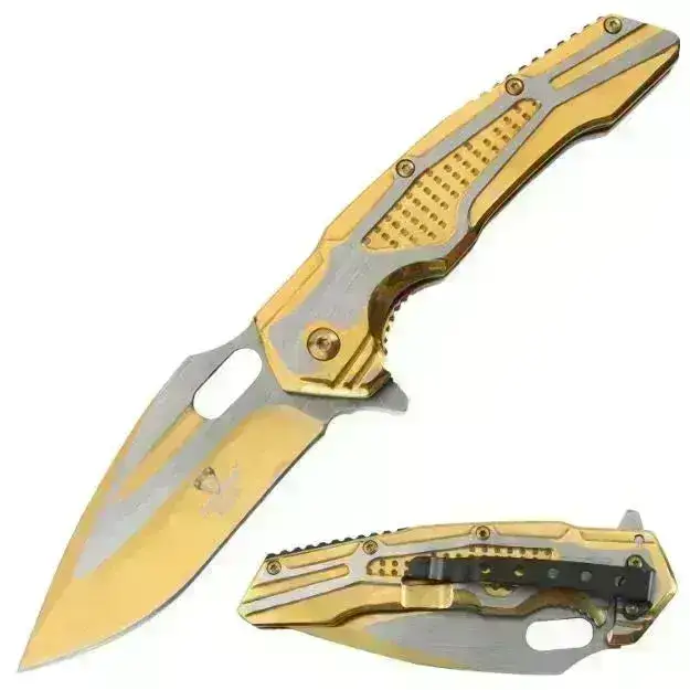 Taktisk Heavy Duty Foldekniv - Gull