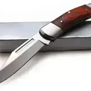 Wild Turkey Håndlaget Foldekniv - Rustfritt Stål og Tre