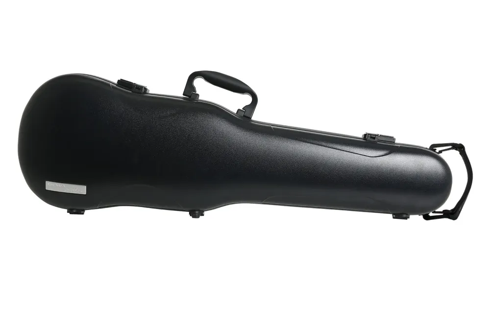 GEWA Formstøpte fiolinkasser Air 1.7 - Svart matt (med sidehåndtak)