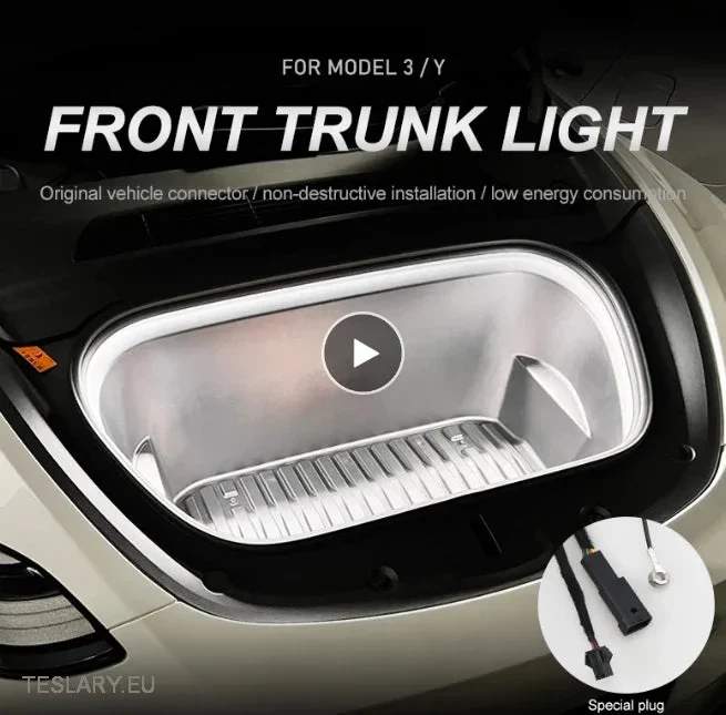 Tesla Model 3/Y Front Frunk LED STYTT HVIT LYS