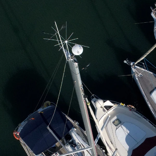StopGull, fugleskremsel toppmast, inkl. 2 braketter, horisontale og vertikale