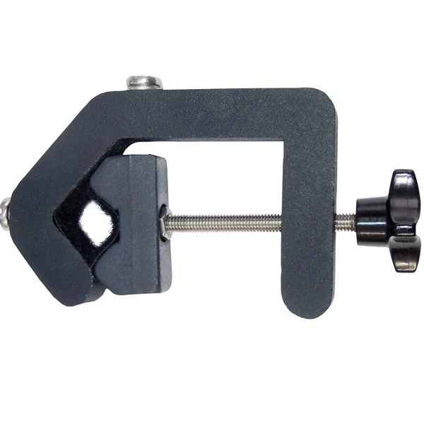 Stoppmåke, Monteringsbrakett rekkverk Ø22-38mm, Anodisert aluminium